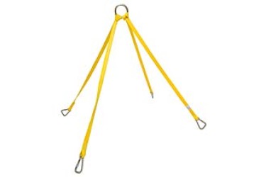 JUNKIN 4-POINT LIFTING SLING, Nylon Bridle with carabiners JSA-300-XC