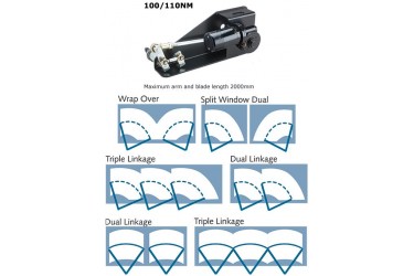 HEPWORTH 100Nm/110Nm - Heavy Duty Wiper Motor