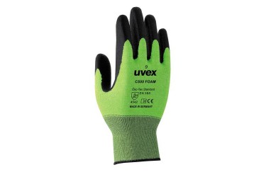 UVEX,HELIX C500, 60494, 5-FINGER GLOVES, 27CM, FOAM,SIZE: 07